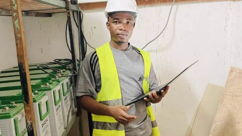 Maintenance de batteries d'une installation solaire