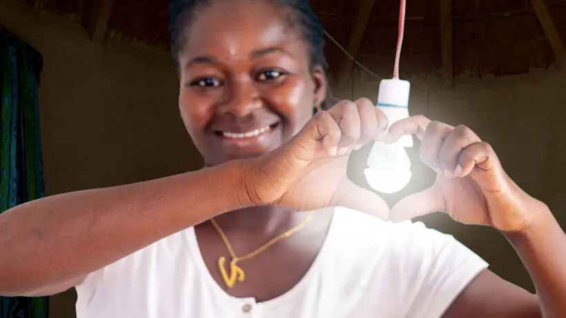 Éclairage autonome alimenté par énergie solaire
